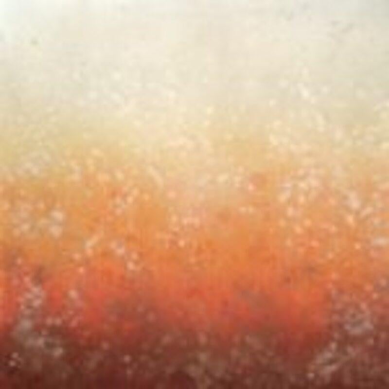TINTED LIGHT Abstract Orange Painting Esther Rosa Earth Tones 3