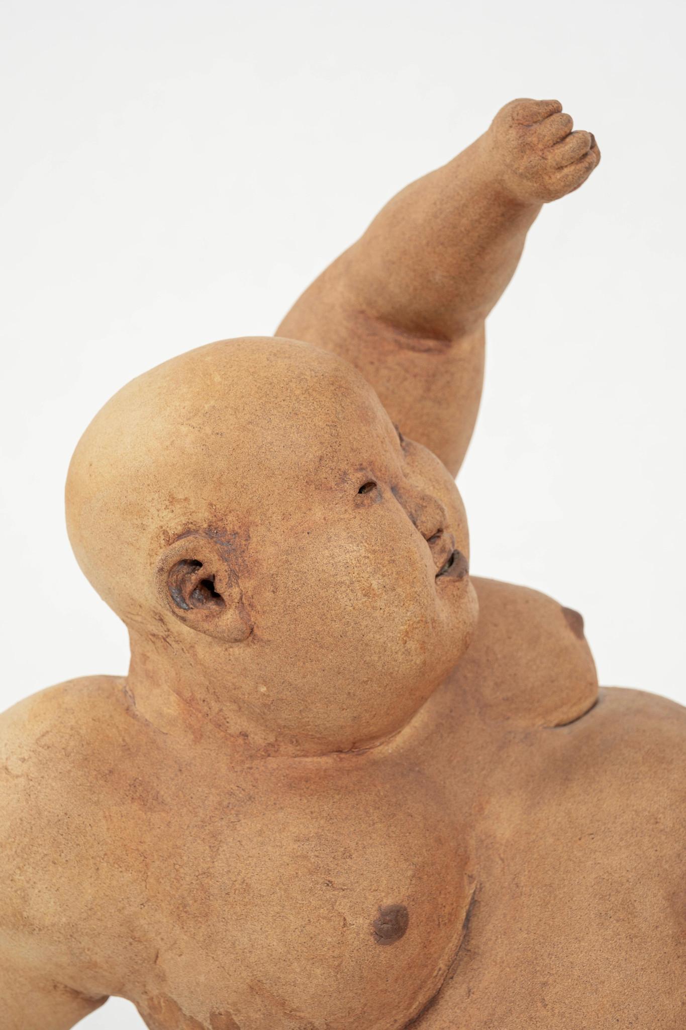 Escultura masculina japonesa hawaiano-americana firmada por Esther Shimazu en Bueno estado para la venta en Houston, TX