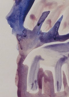 "Three Animals, " Original Oil Painting on Paper signed by Estherly Allen