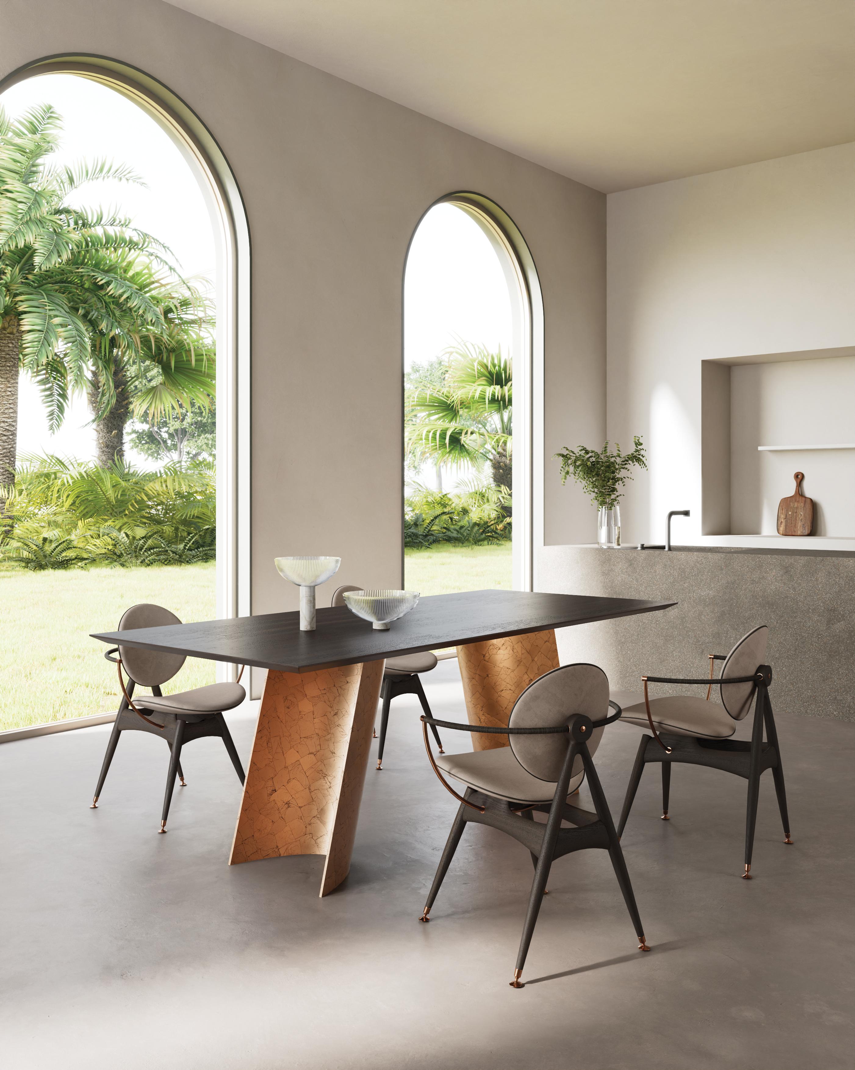 Contemporary Estia Allungabile Dining Table by Chinellato Design For Sale