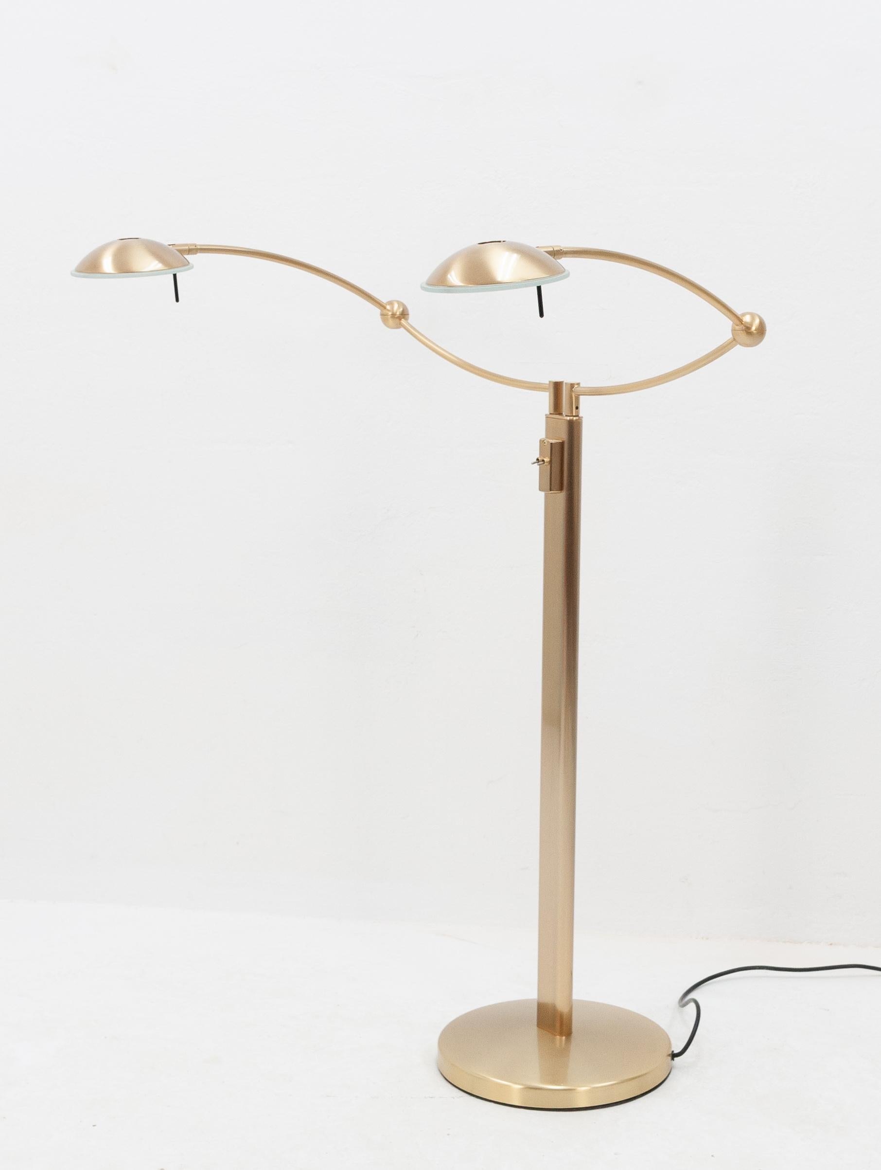 two arm floor lamp