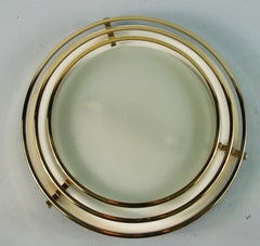 EstiLuz espagnol Retro Halogen Flushmount