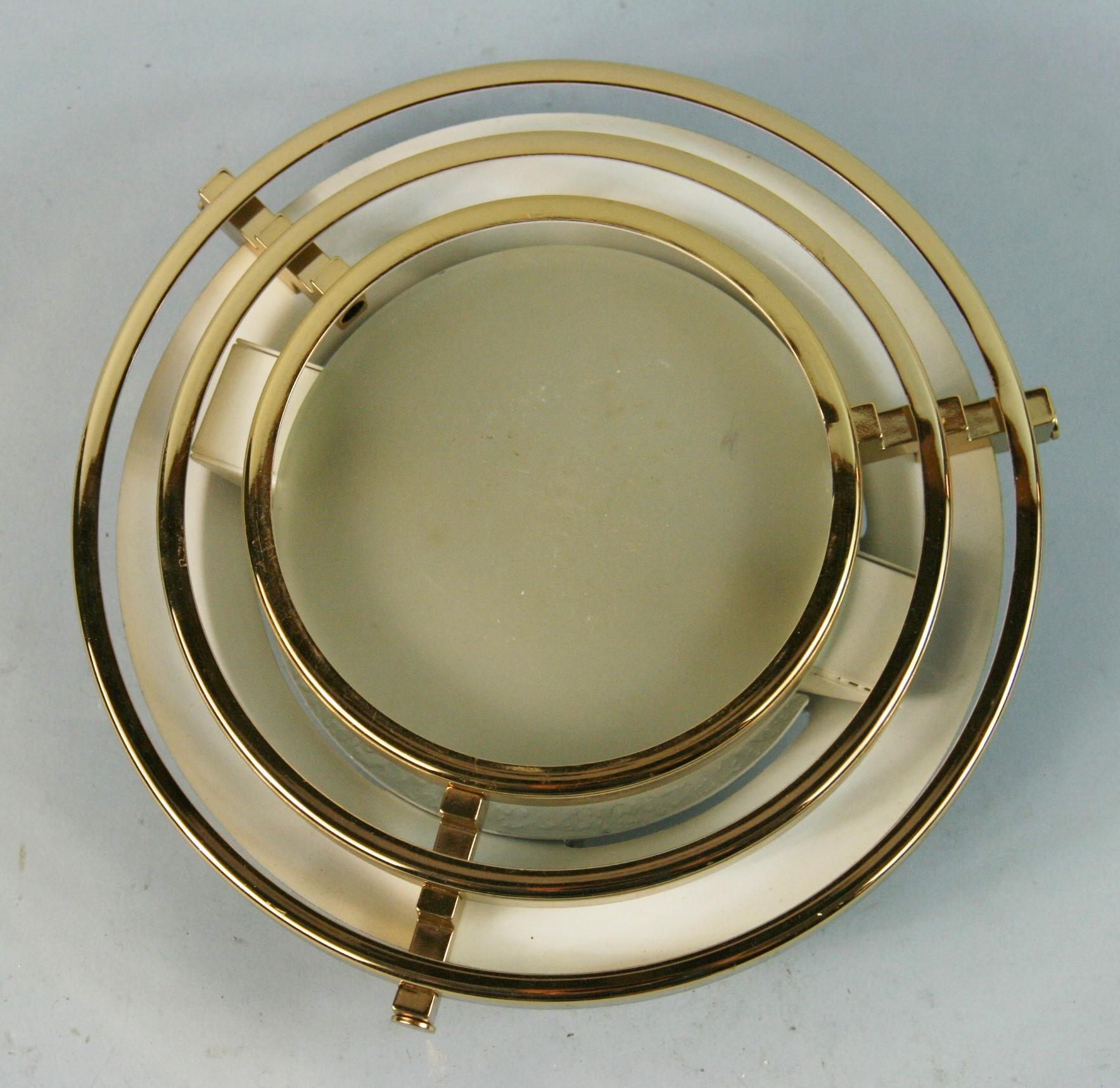 EstiLuz espagnol Retro Halogen Flushmount en vente 2