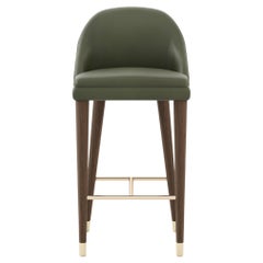 Contemporary Portuguese bar stool with customisable fabric