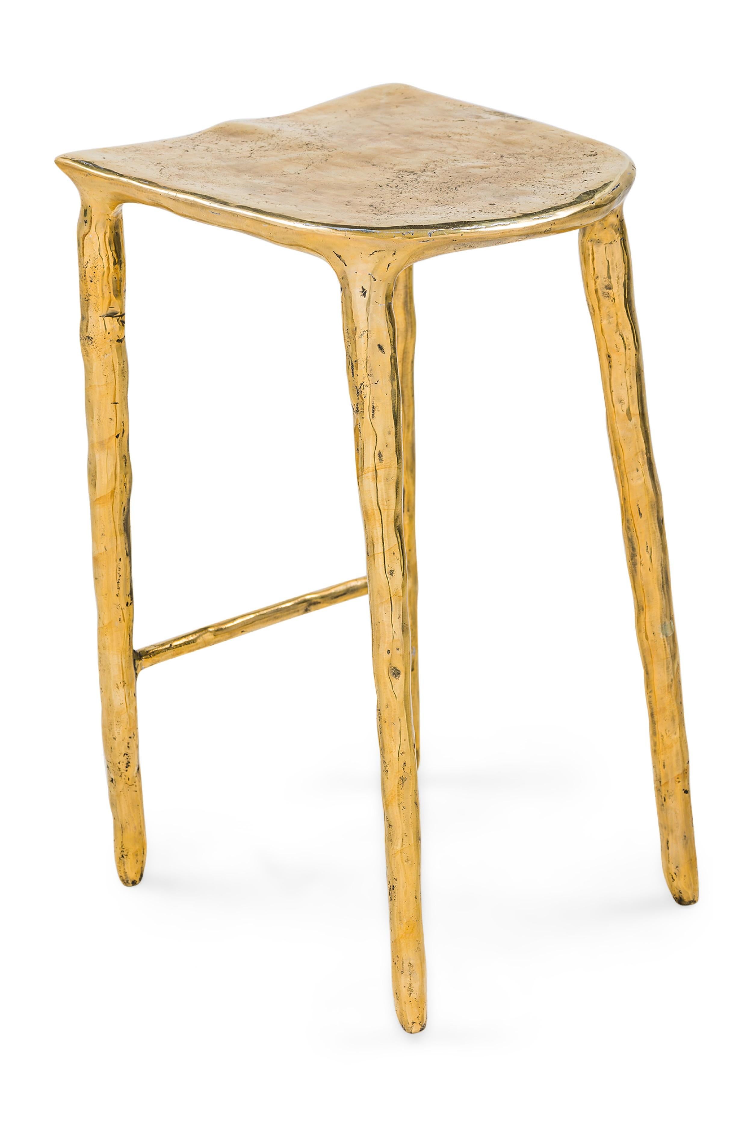 Estrela Bronze Counter Stool by Newel Modern In Good Condition For Sale In New York, NY
