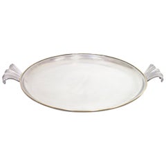 Estrid Ericson, Pewter and Brass Tray for Svenskt Tenn, 1940