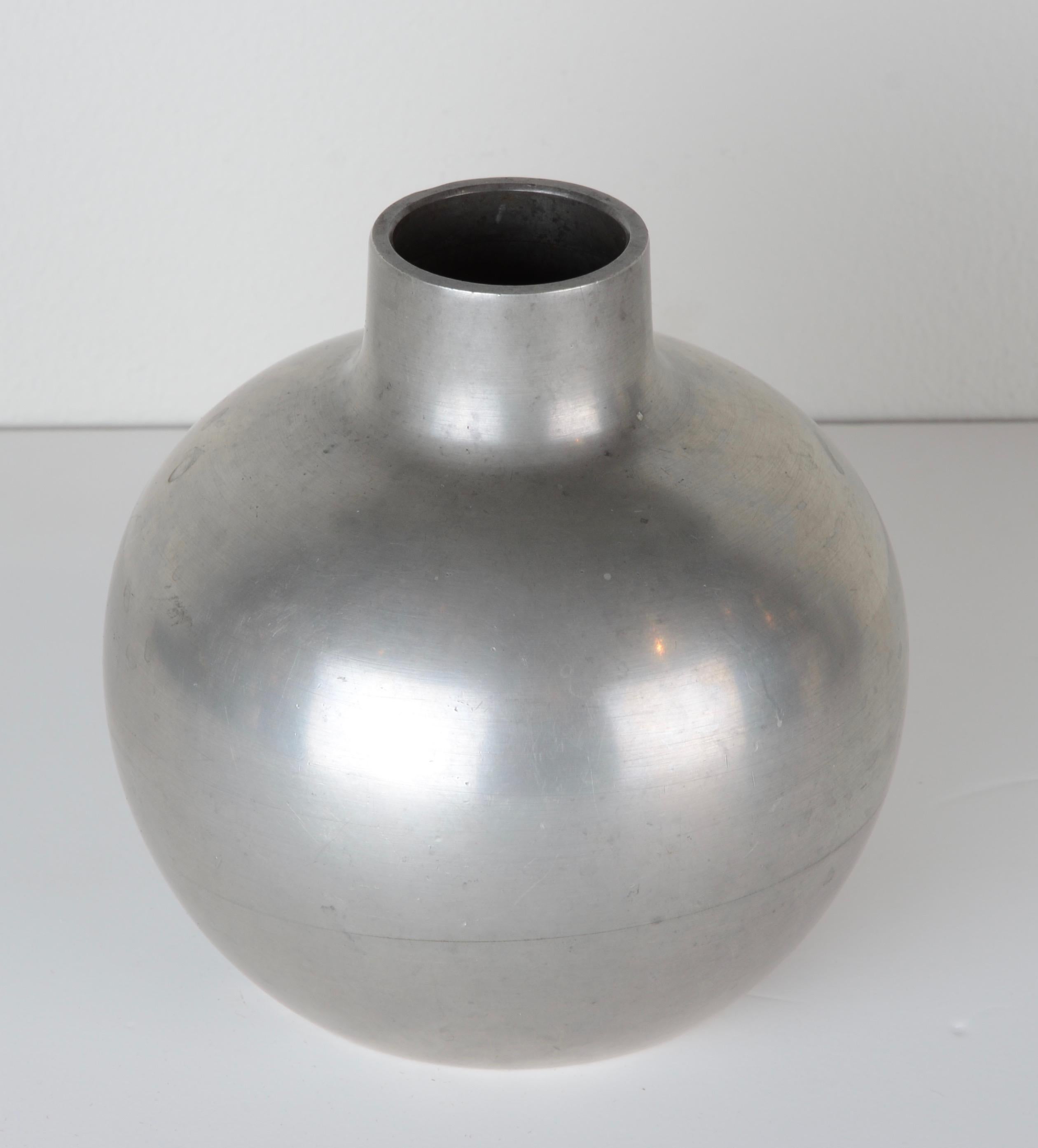 Vase in pewter, by Estrid Ericson for Firma Svenskt Tenn, Sweden, 1931.