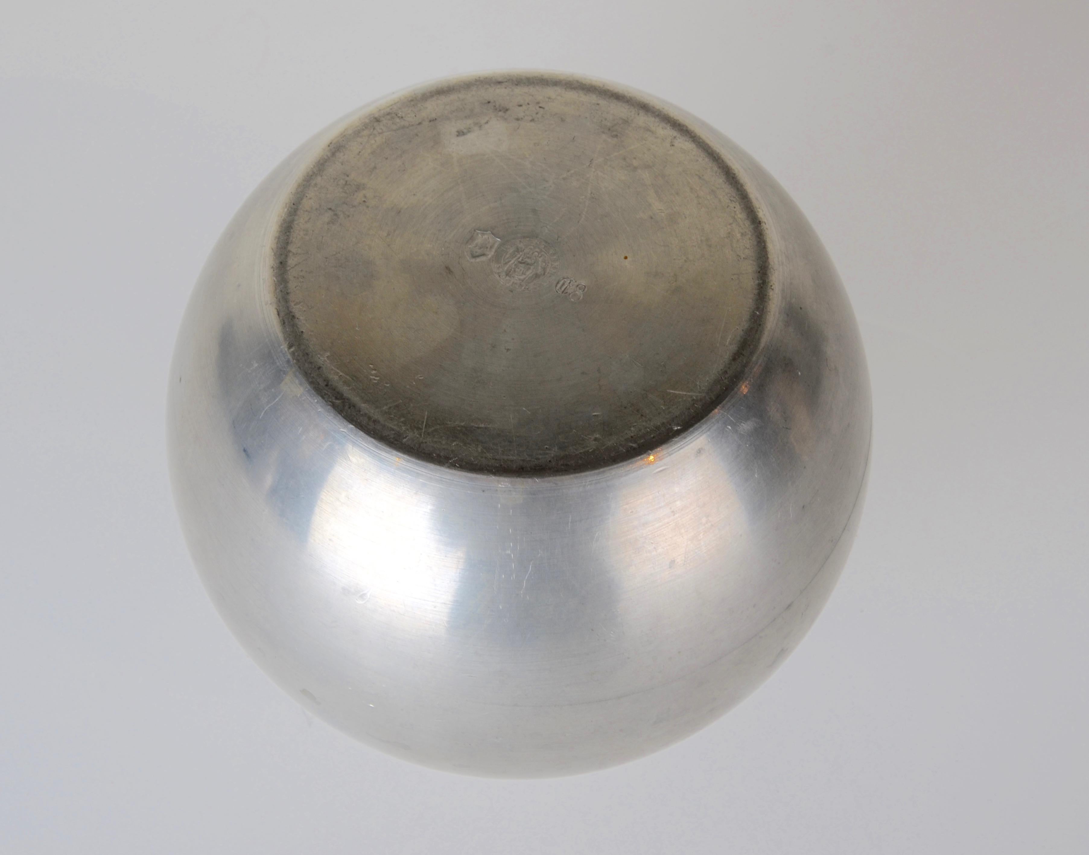 Swedish Estrid Ericson, Vase, Pewter, Firma Svenskt Tenn, Sweden, 1931