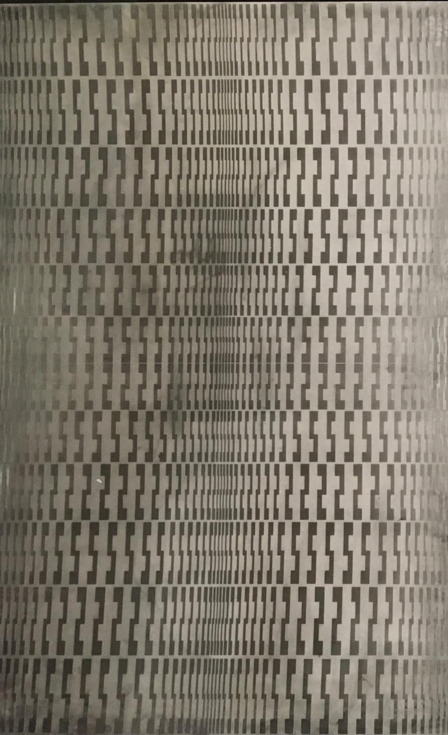 1970 Italien Modulares abstraktes Wandpaneel Kinetics aus Edelstahl von Maldonado – Mixed Media Art von Estuardo Maldonado