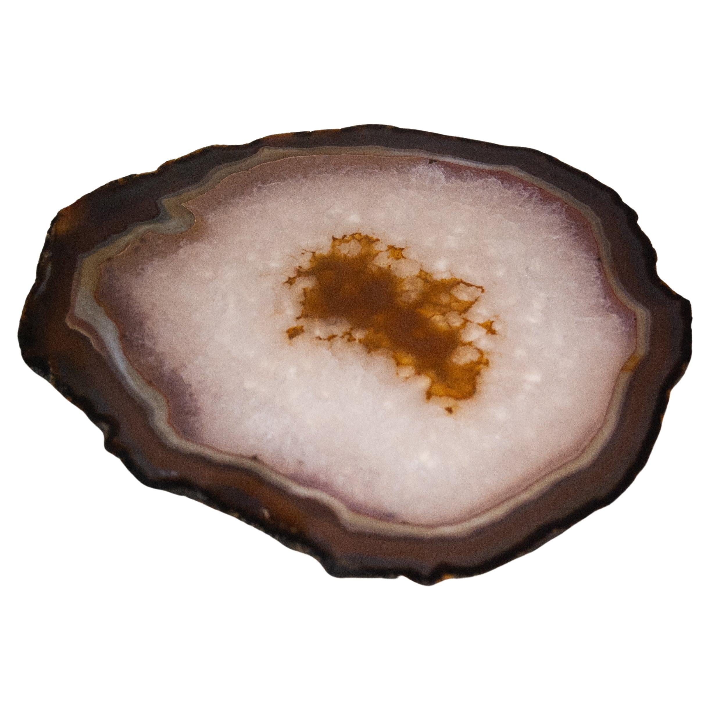 Estudio Tosca Natural Crystal Tray, Agate and Quartz For Sale