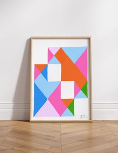 Estudios Geométricos Modern Art Print by Leticia Gagetti #01 - Size A1