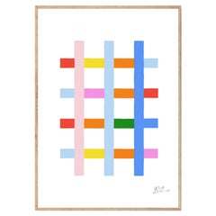 Estudios Geométricos Modern Art Print by Leticia Gagetti #04 - Size A4