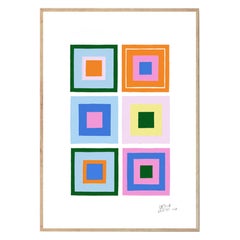 Estudios Geométricos Modern Art Print by Leticia Gagetti #07 - Size A1