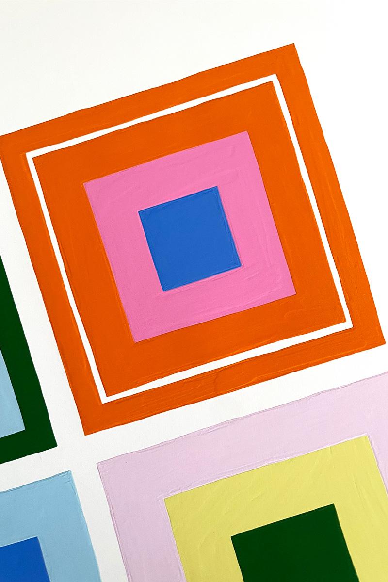 Estudios Geométricos Moderne Kunstdrucke von Leticia Gagetti #07 - Format A4 im Angebot 2