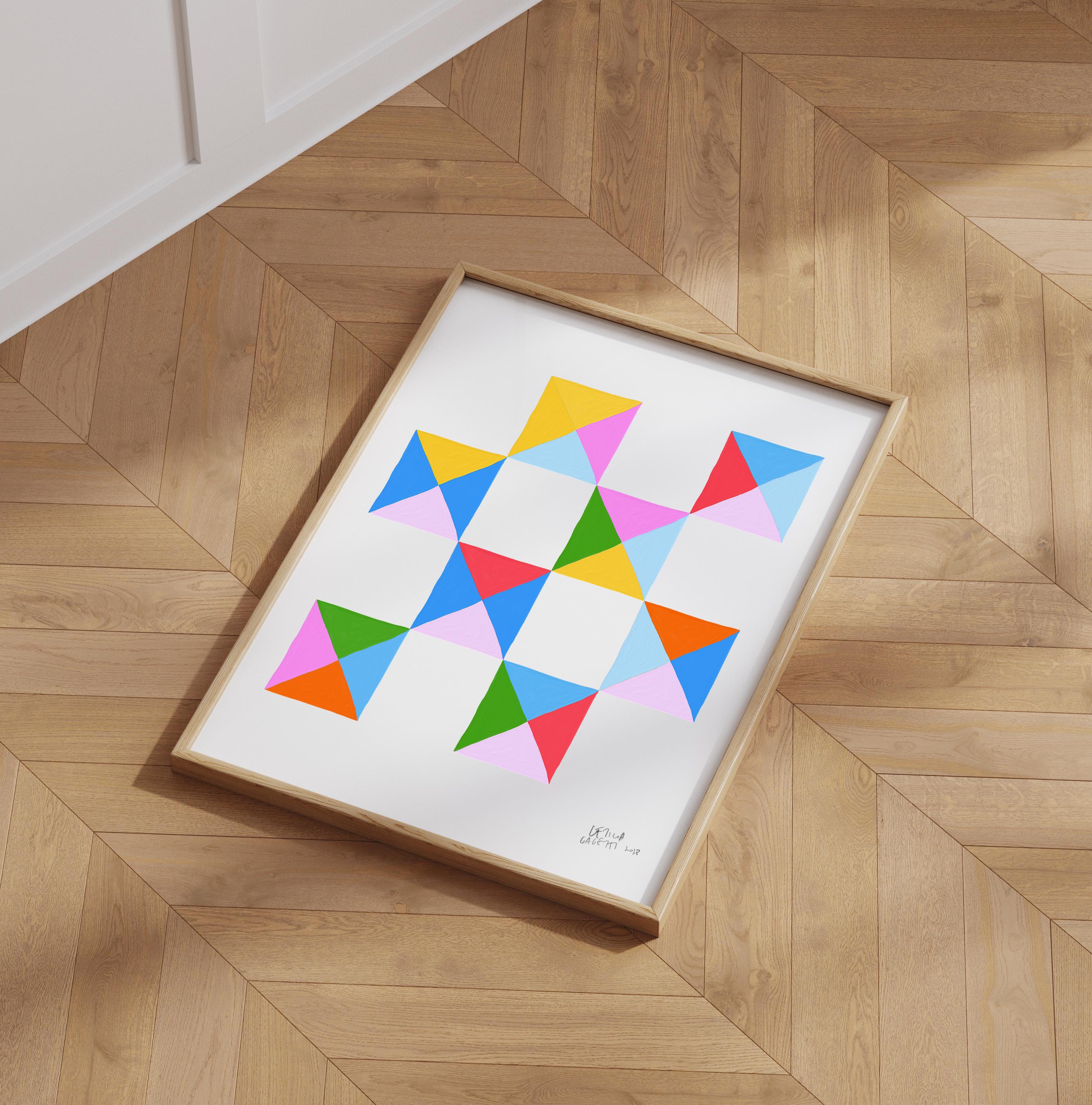 Estudios Geométricos Wall Art Print by Leticia Gagetti #03 - Size A2 Neuf - En vente à Ciudad Autónoma de Buenos Aires, AR