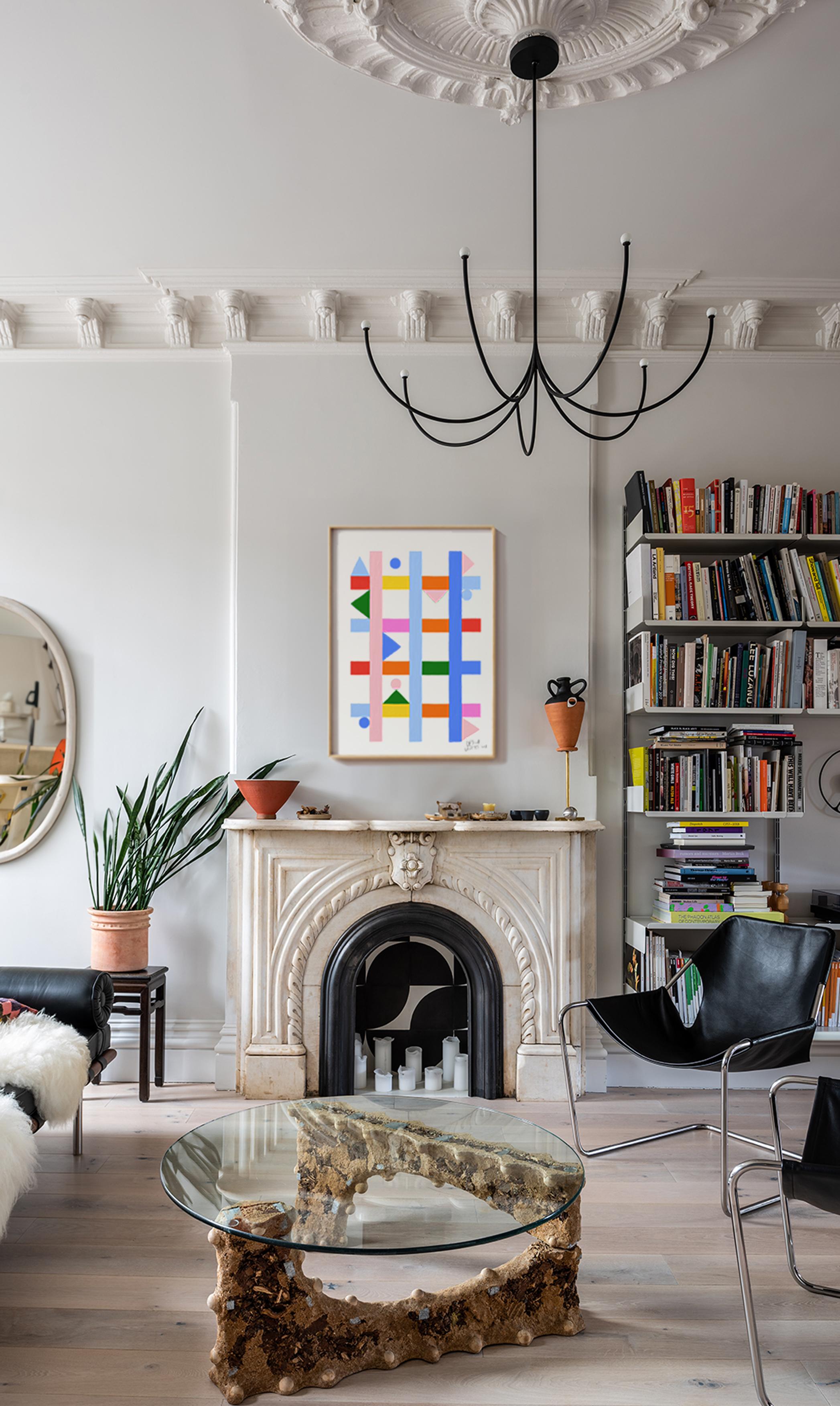 Moderne Estudios Geométricos Wall Art Print by Leticia Gagetti #05 - Size A1 en vente