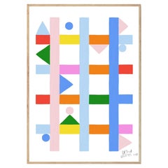 Estudios Geométricos Wand Kunstdruck von Leticia Gagetti #05 - Größe A1