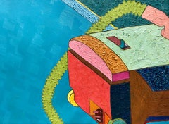 Untitled - Contemporary Colorful Abstract Painting