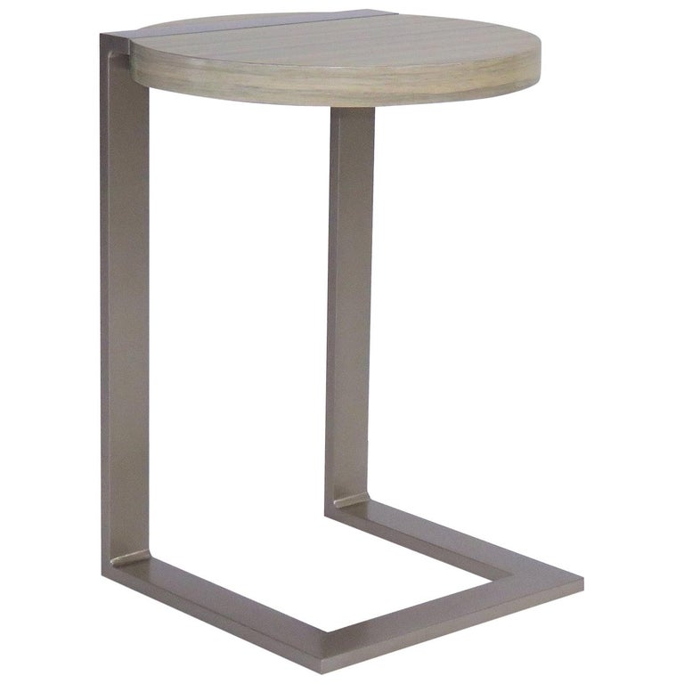 ET-87 Round Cantilevered End Table by Antoine Proulx For Sale at 1stDibs