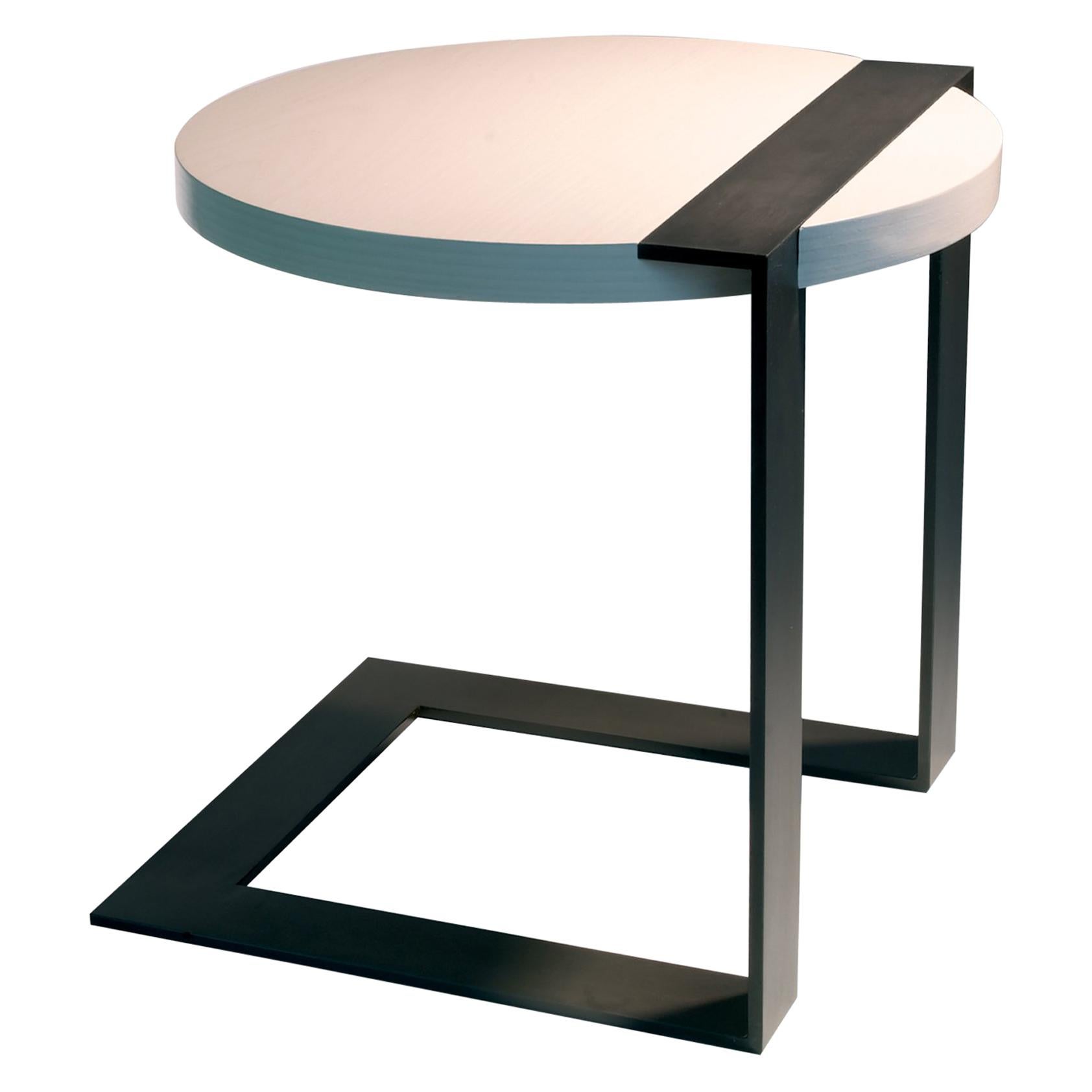 ET-87 Round Cantilevered End Table by Antoine Proulx For Sale