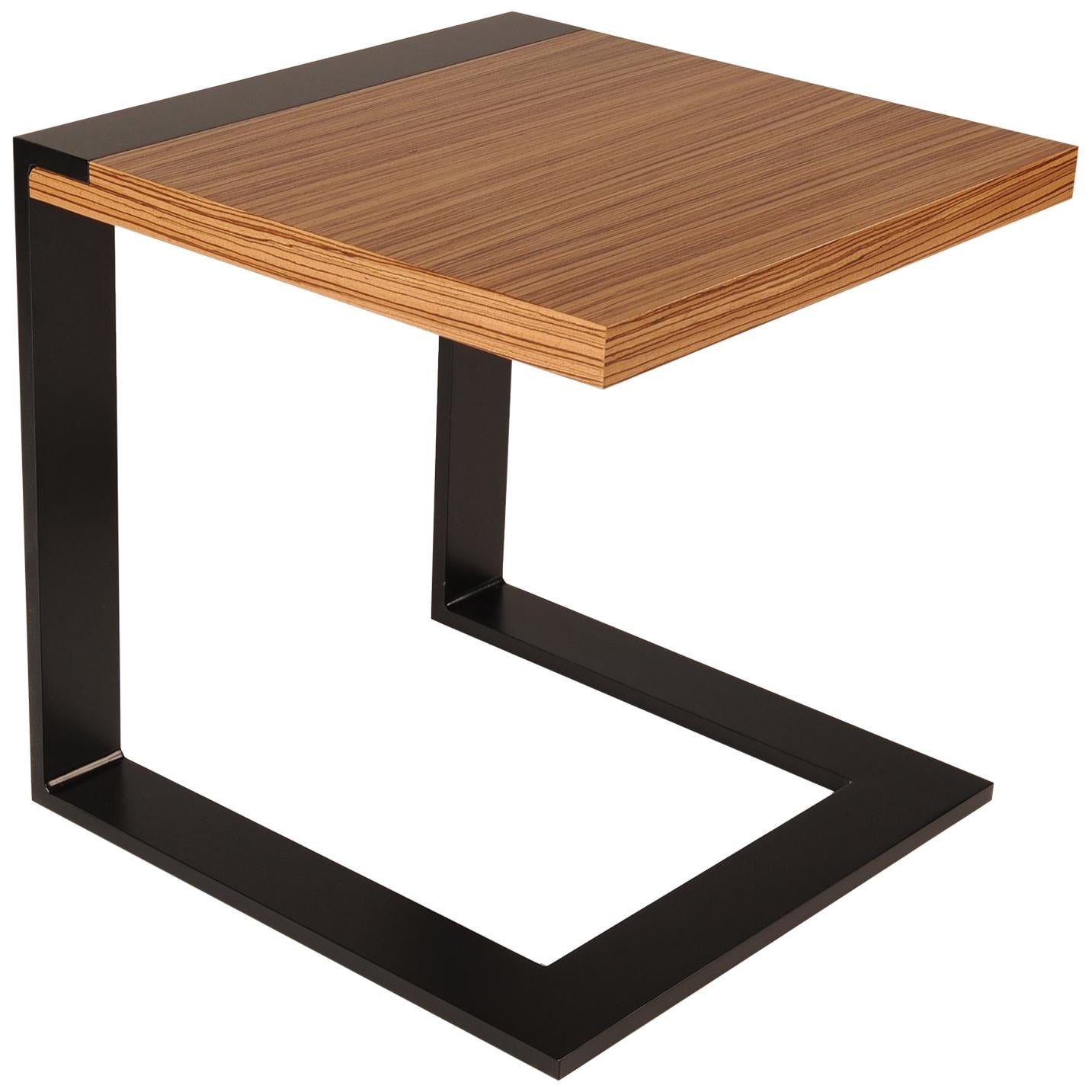 ET-87 Square Cantilevered End Table by Antoine Proulx For Sale