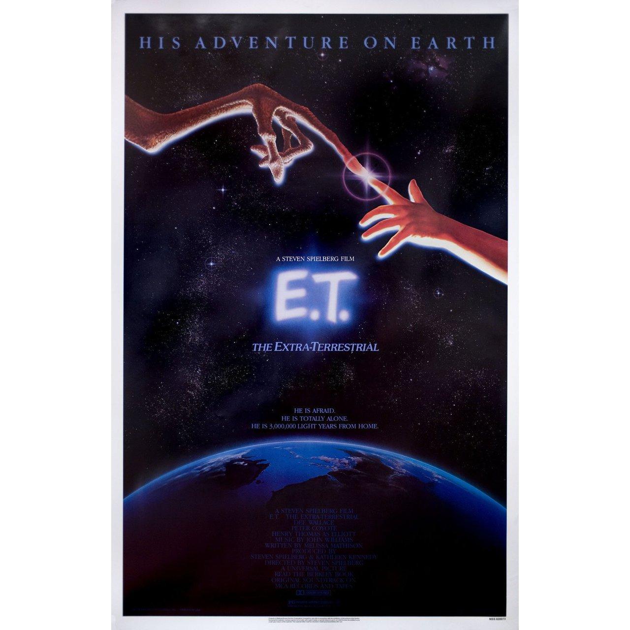 Minimalist E.T. the Extra-Terrestrial 1982 U.S. One Sheet Film Poster