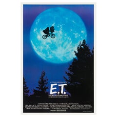 "E.T. The Extra Terrestrial" Affiche de cinéma américaine originale en une feuille:: 1982