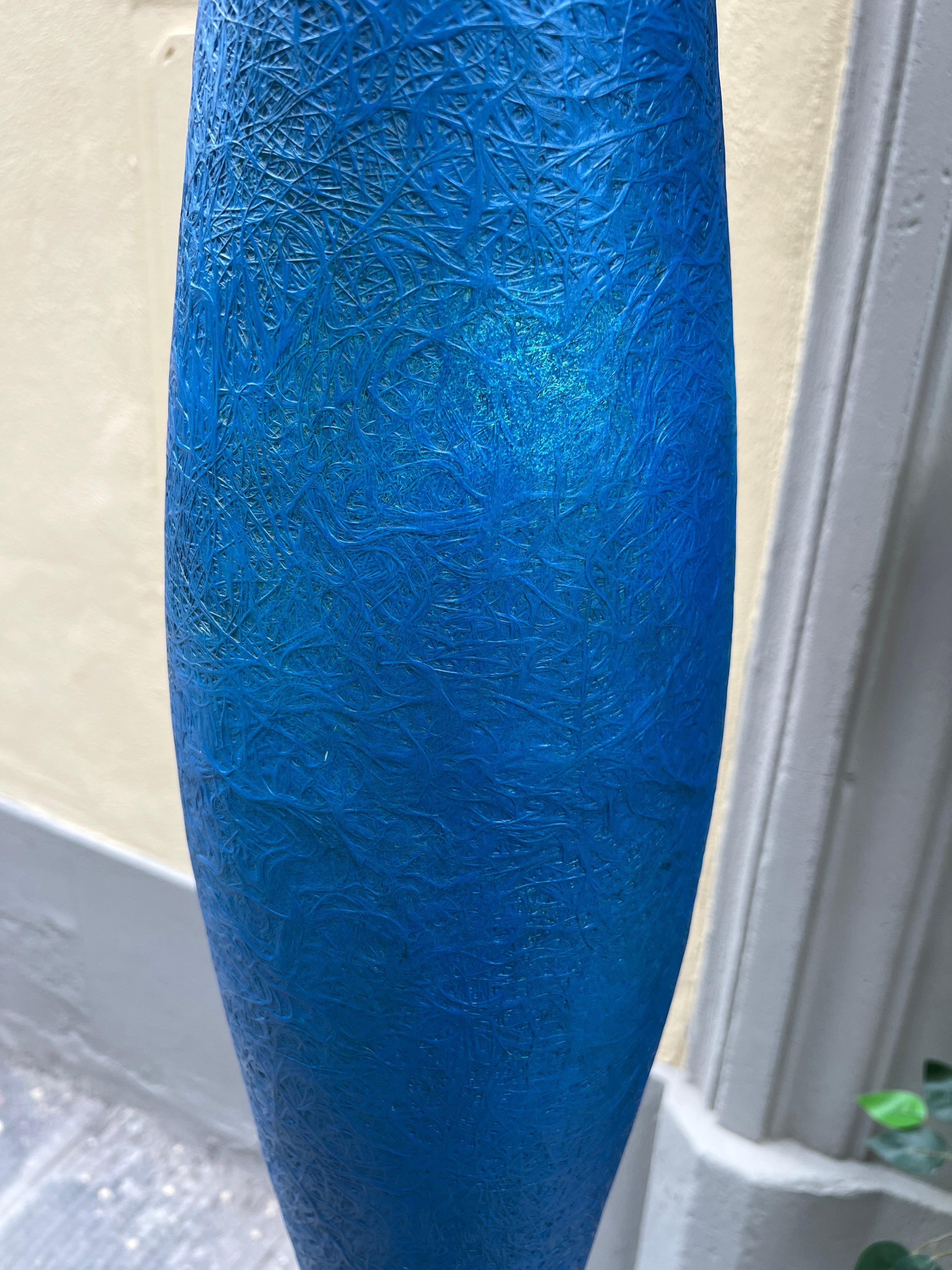 Lampada da terra italiana E.T.E. Blue Soft Curved di Guglielmo Berchicci anni 2000 in vendita 6