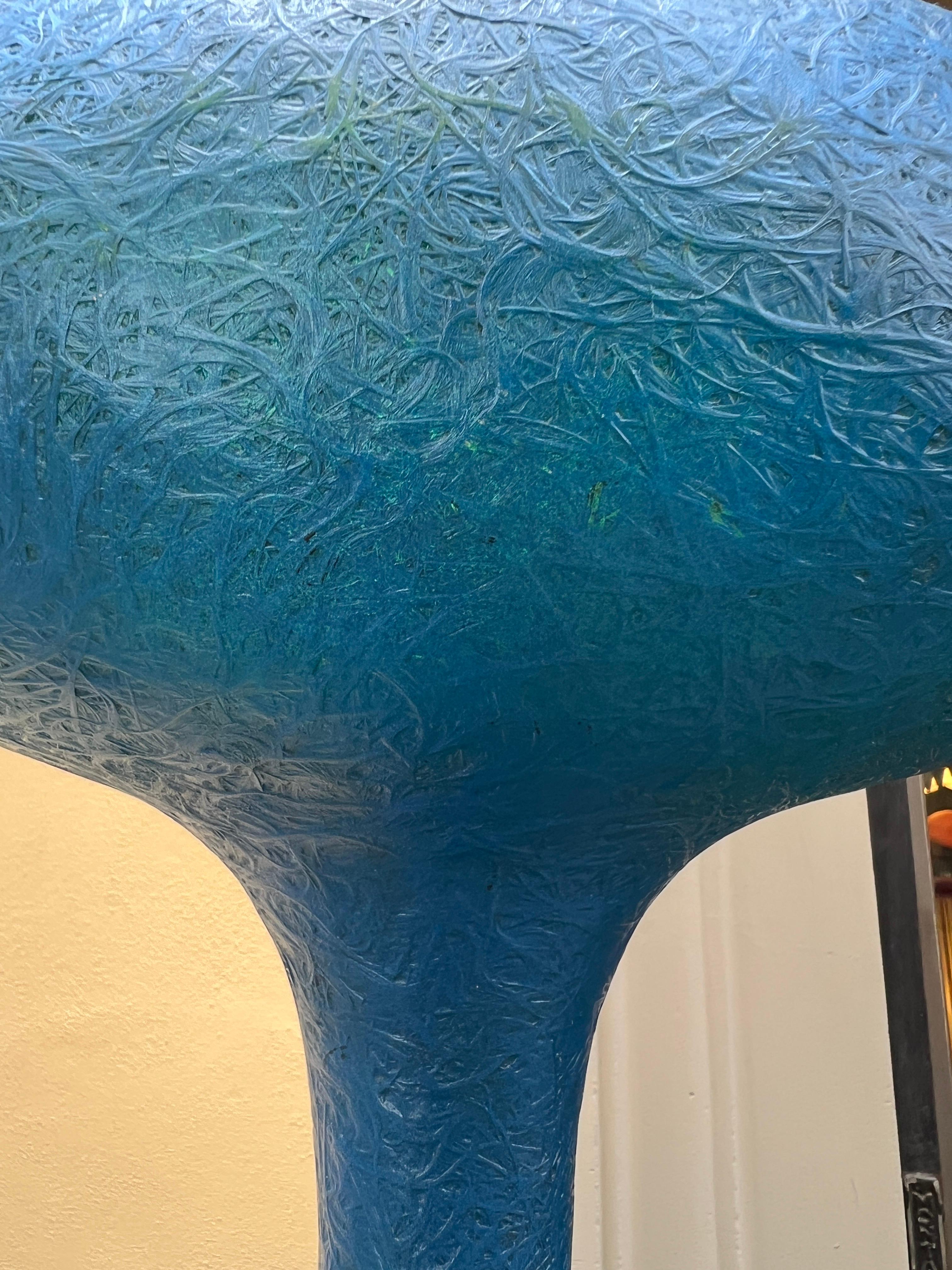 Lampada da terra italiana E.T.E. Blue Soft Curved di Guglielmo Berchicci anni 2000 in vendita 8