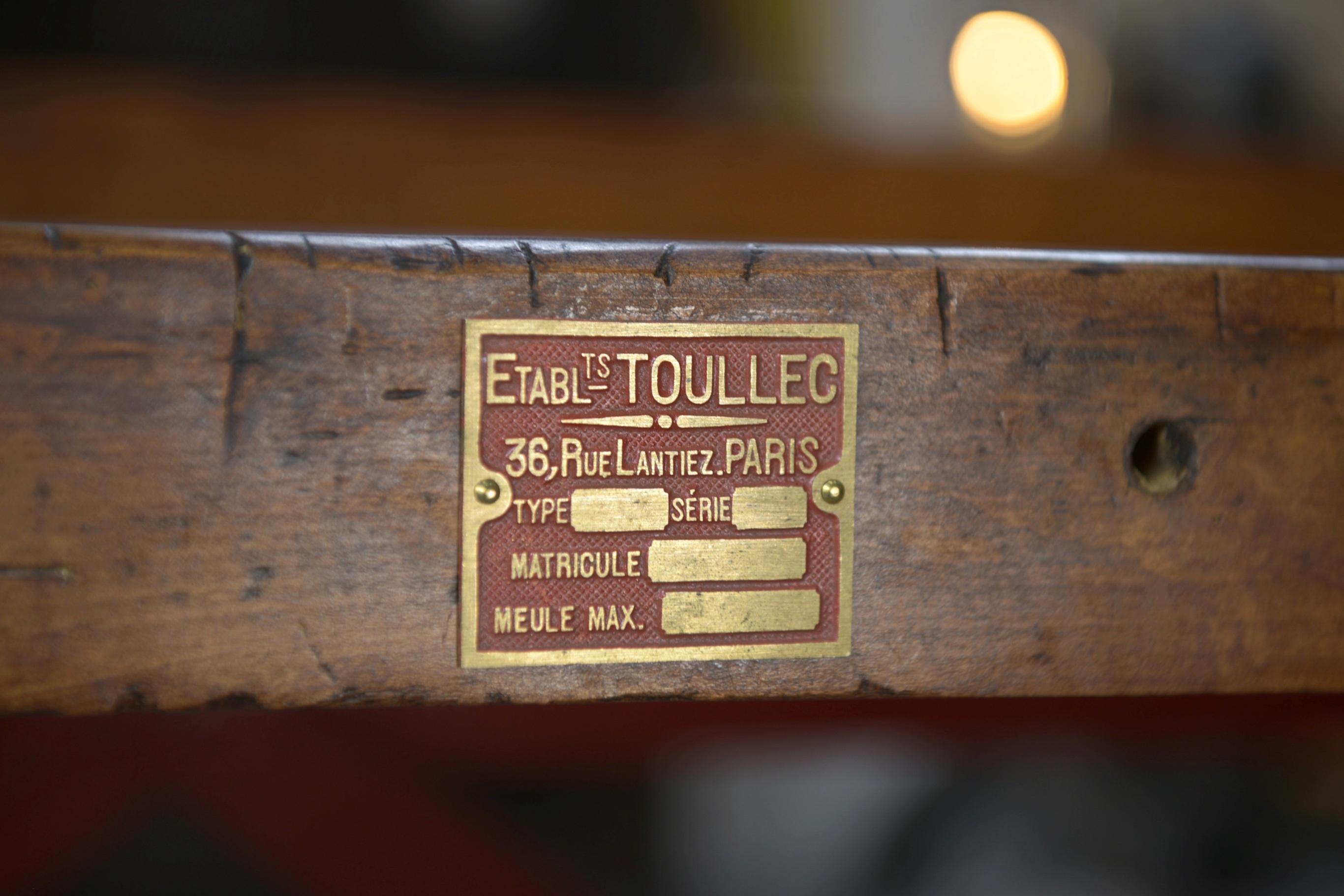 Français Etabli d'atelier en hêtre industriel 1950's en vente