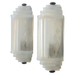 Etablissement Jean Gauthier E.J.G Art Deco Wall Lights
