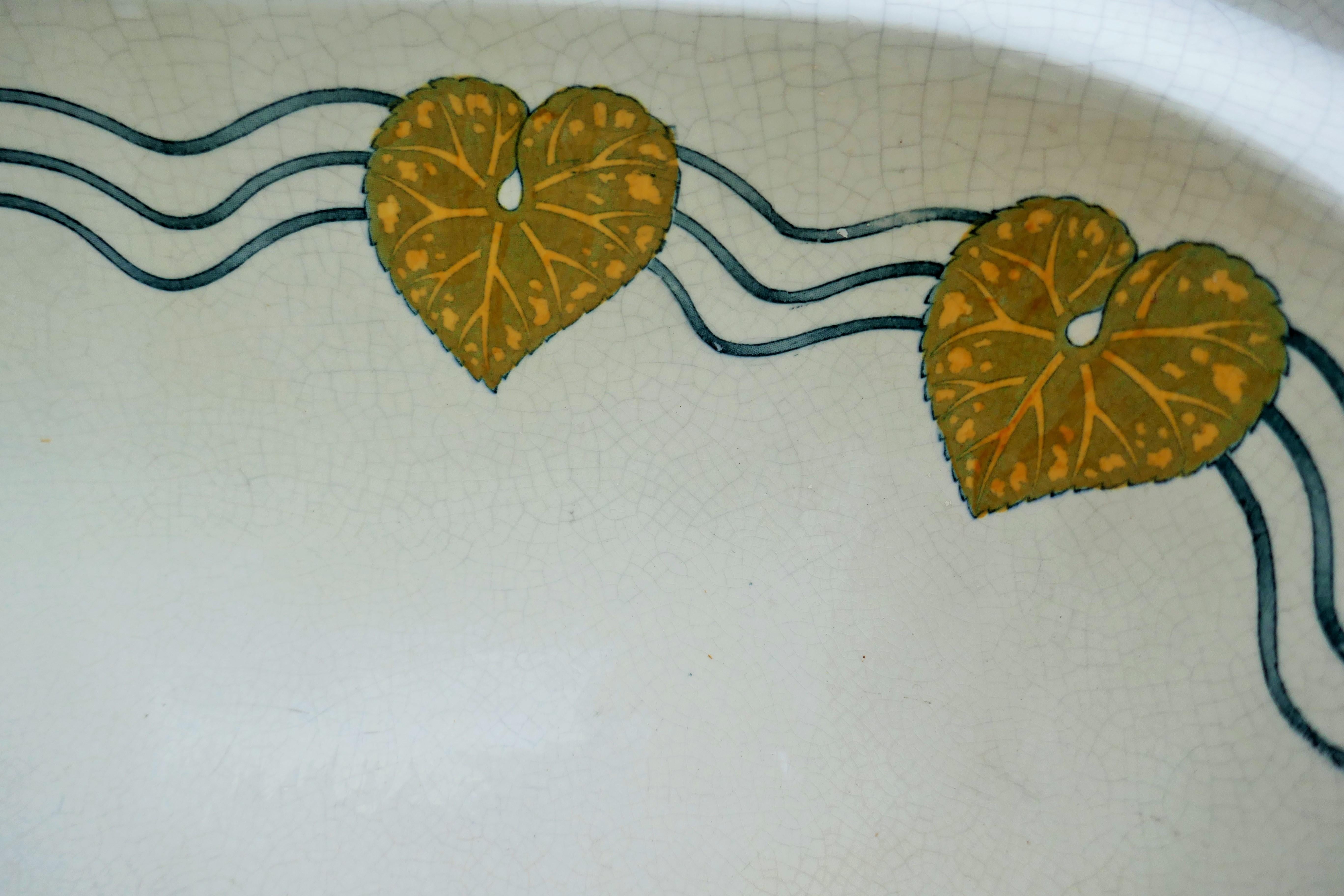 Etablissements Porcher a Paris - Lavandino - Decoro stile Hector Guimard in vendita 9