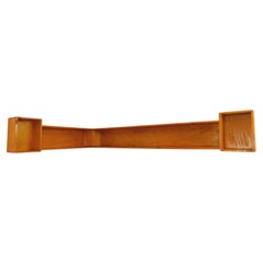 Etagère d’angle murale vintage en bois des années 60 70