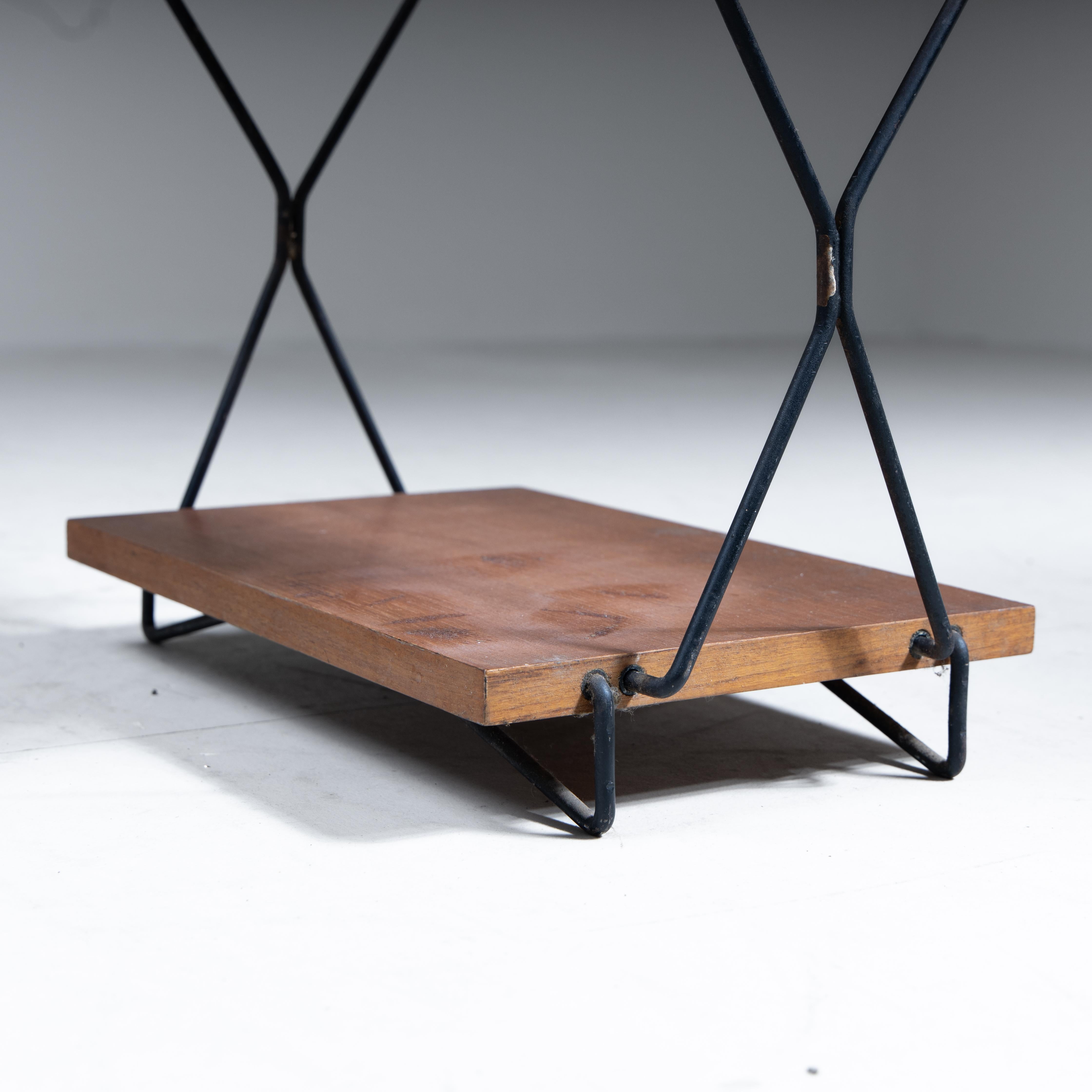 Mid-Century Modern Étagère ISA Bergamo, 3 étages, 1960 en vente