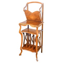 Étagère bookcase, magazine or correspondence holder, original Art Nouveau. c. 1910