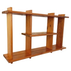 Etagère murale en pin vintage style Maison Regain des années 80