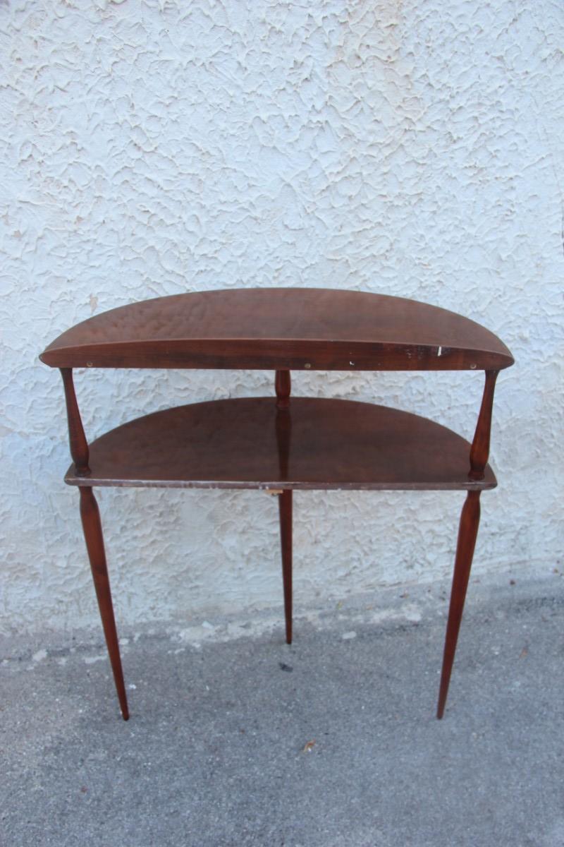 Étagère Shelves Console in Mahogany Mid-Century Italian Design, 1950s im Zustand „Gut“ in Palermo, Sicily