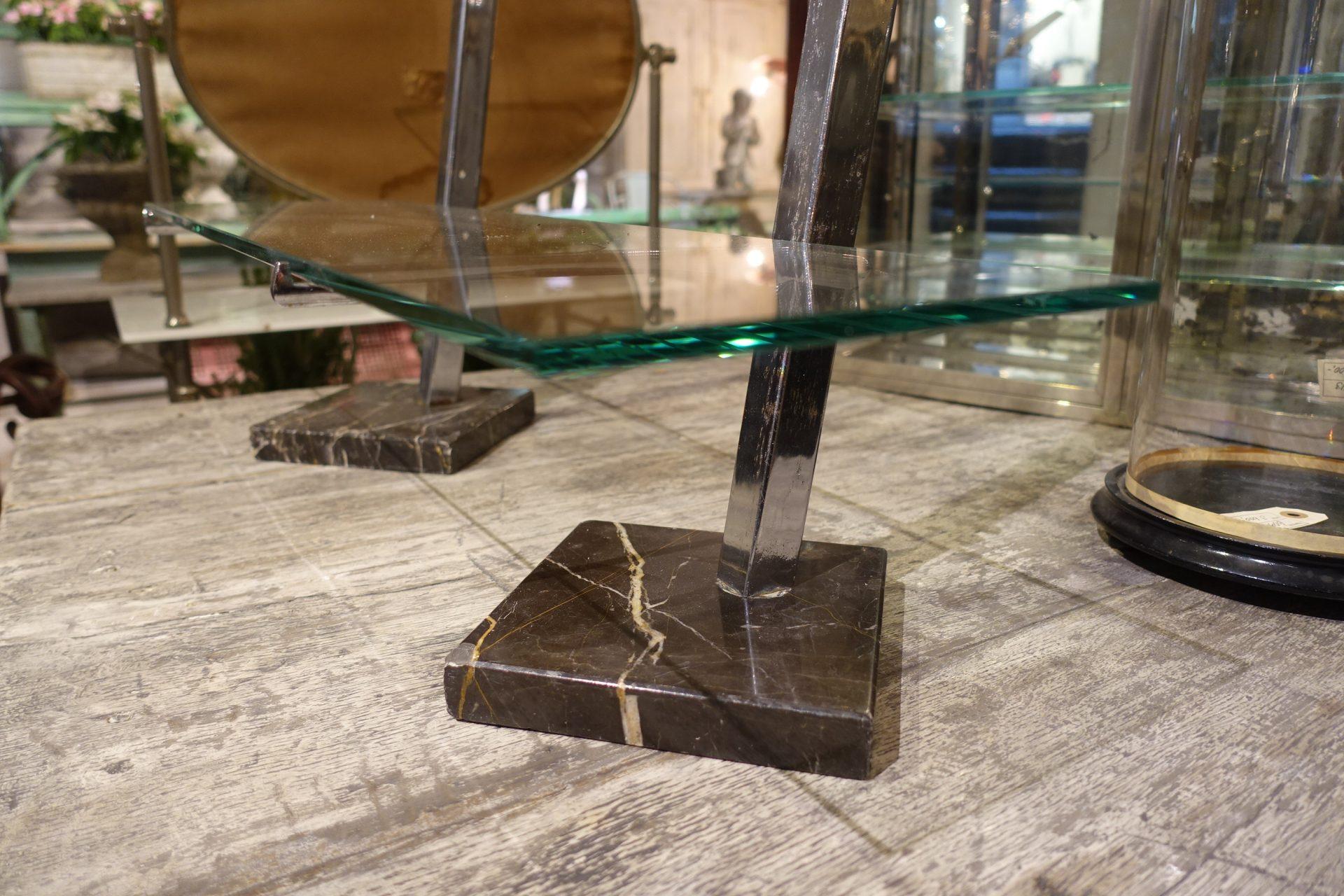 Étagère, Shelving Stand Marble/Chrome, 1930s, France In Good Condition In Copenhagen K, DK