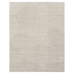 Etah Modern Hand-Knotted Wool & Silk Rug – 8' x 10'