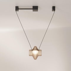 Etat-des-Lieux Amber Glass 1C Pendant, Contemporary Adaptive Lighting System