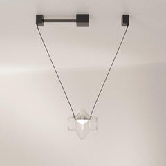 Etat-des-Lieux Clear Glass 1C Pendant, Contemporary Adaptive Lighting System