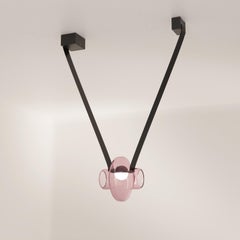 Etat-des-Lieux Pink Glass 1B Pendant, Contemporary Adaptive Lighting System