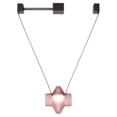 Etat-des-Lieux Pink Glass 1C Pendant, Contemporary Adaptive Lighting System