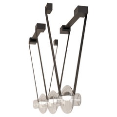 Etat-des-Lieux Transparent Glass 3B Pendant, Adaptive Lighting System by d'Armes