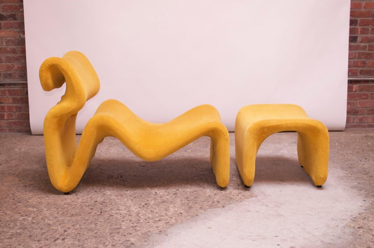 'Etcetera' Chaise Lounge and Ottoman by Jan Ekselius for J.O. Carlsson