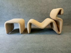 Etcetera Chaise Lounge and Ottoman by Jan Ekselius, Sweden