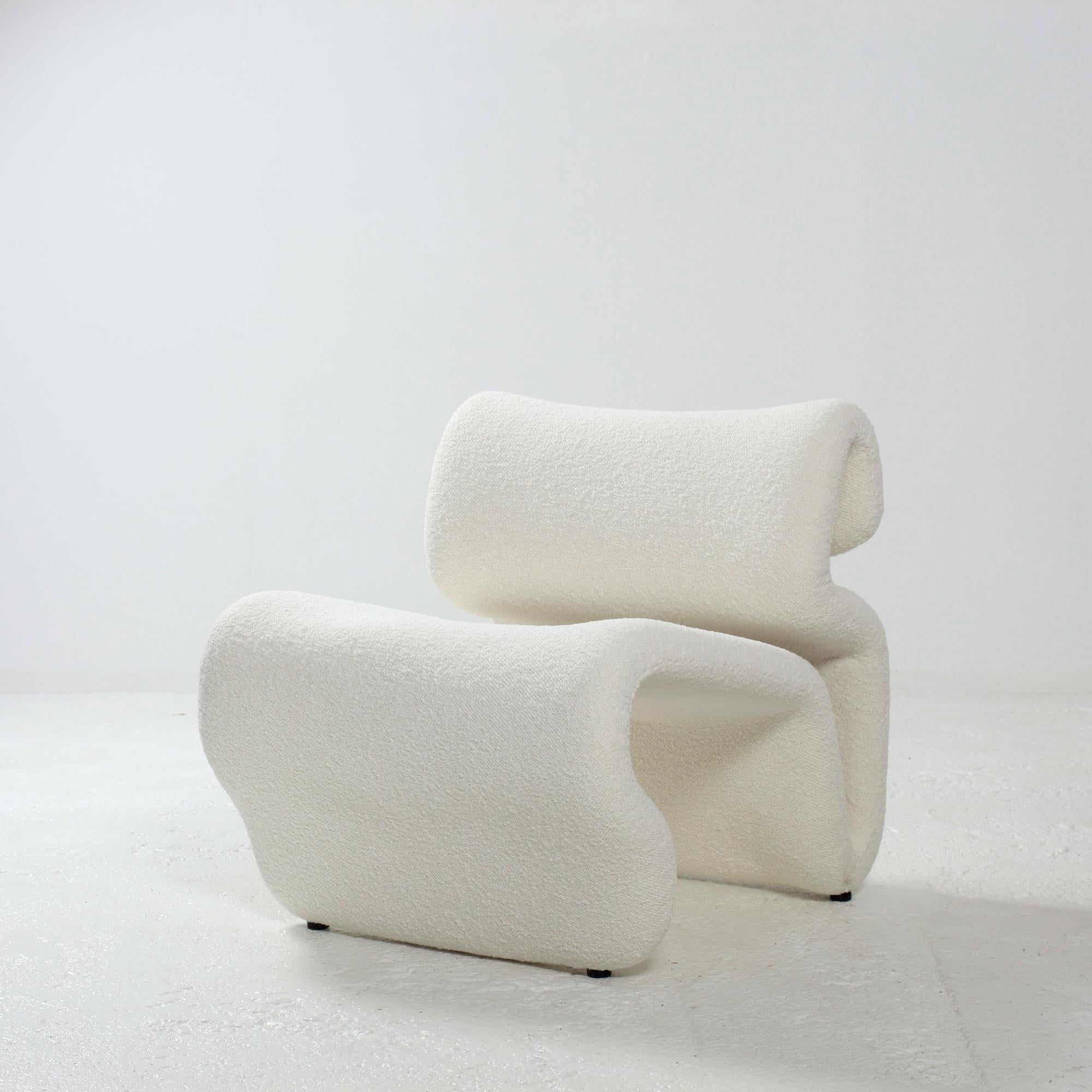 Salon Icone Etcetera  ou fauteuil easy chair conçu par Jan Ekselius pour JOC Suède.
Première édition des années 70.
Des lignes pures visuellement saisissantes, un design en forme de vague pour le confort, tout cela fait de ce fauteuil le mariage