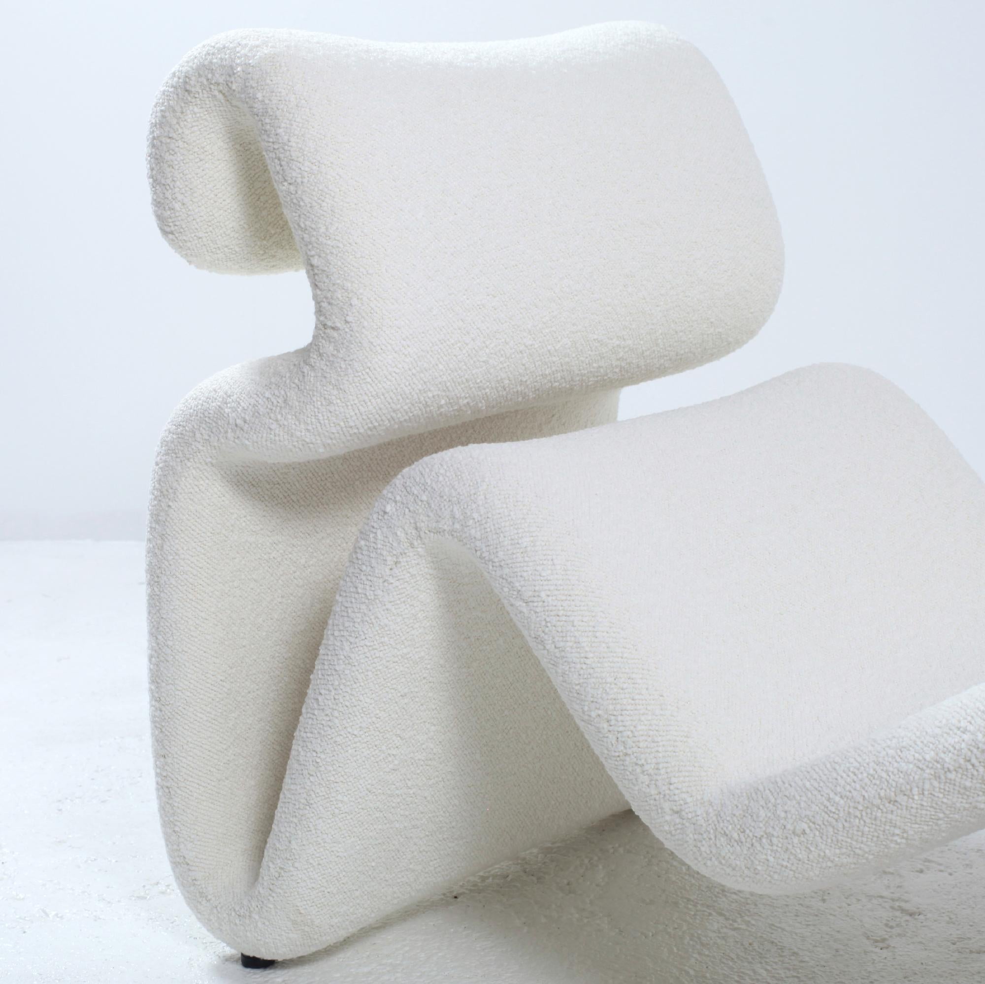 Etcetera Lounge and Easy Chairs with Stool by Jan Ekselius for JOC Sweden 70s 4