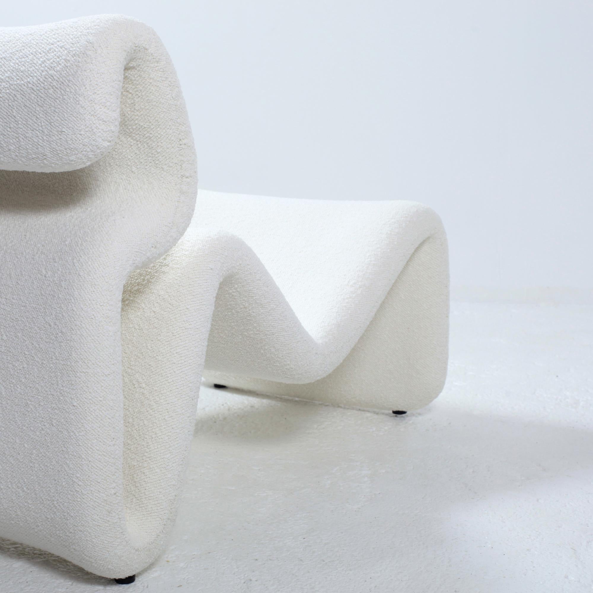Etcetera Lounge Chair With Footstool by Jan Ekselius for JOC Sweden 1970s 7