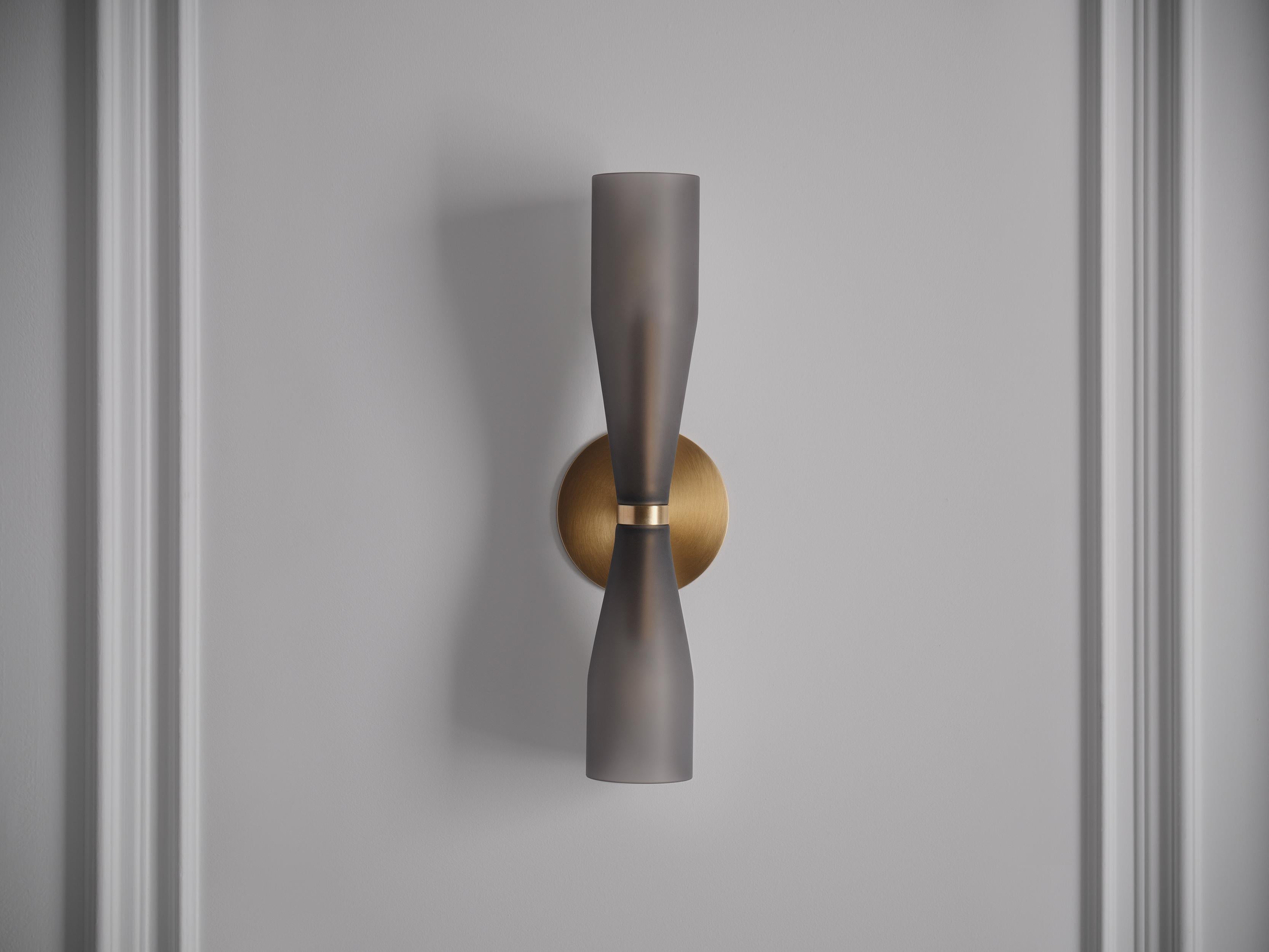 Brass Etcetera Sconce by Lightmaker Studio For Sale